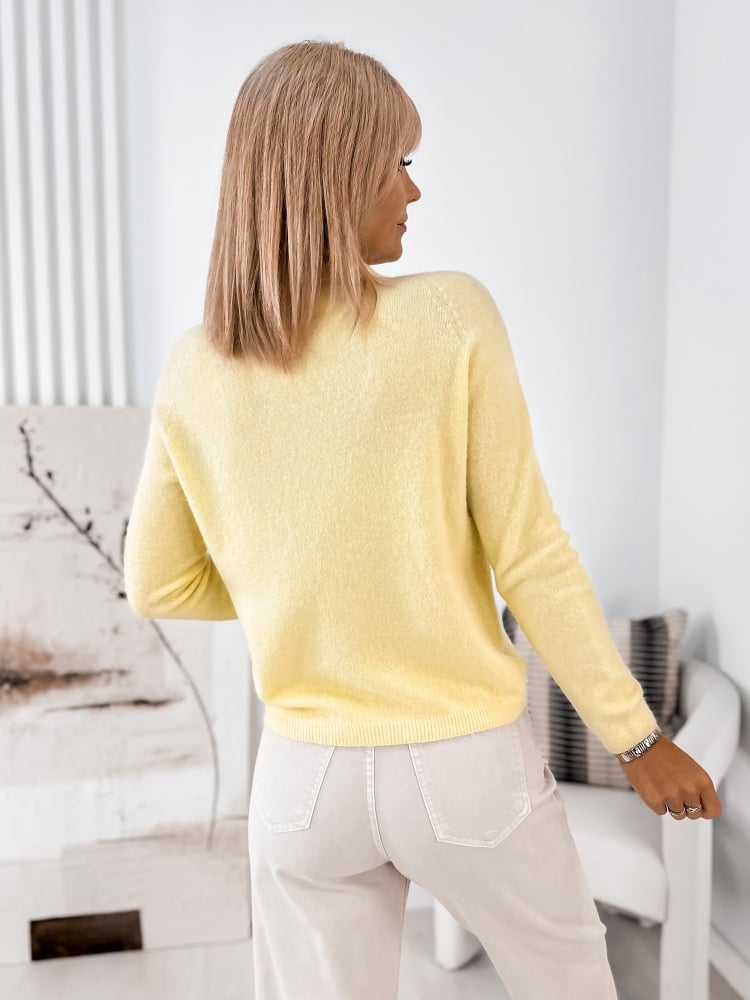 SWETER HARTFIELD ŻÓŁTY