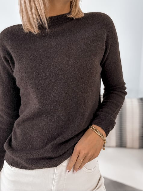 SWETER HARTFIELD BRĄZOWY