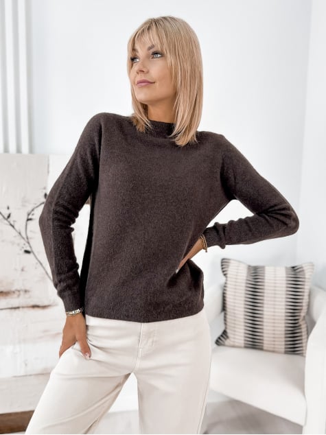 SWETER HARTFIELD BRĄZOWY