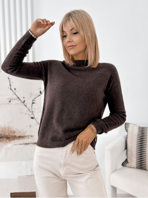 SWETER HARTFIELD BRĄZOWY