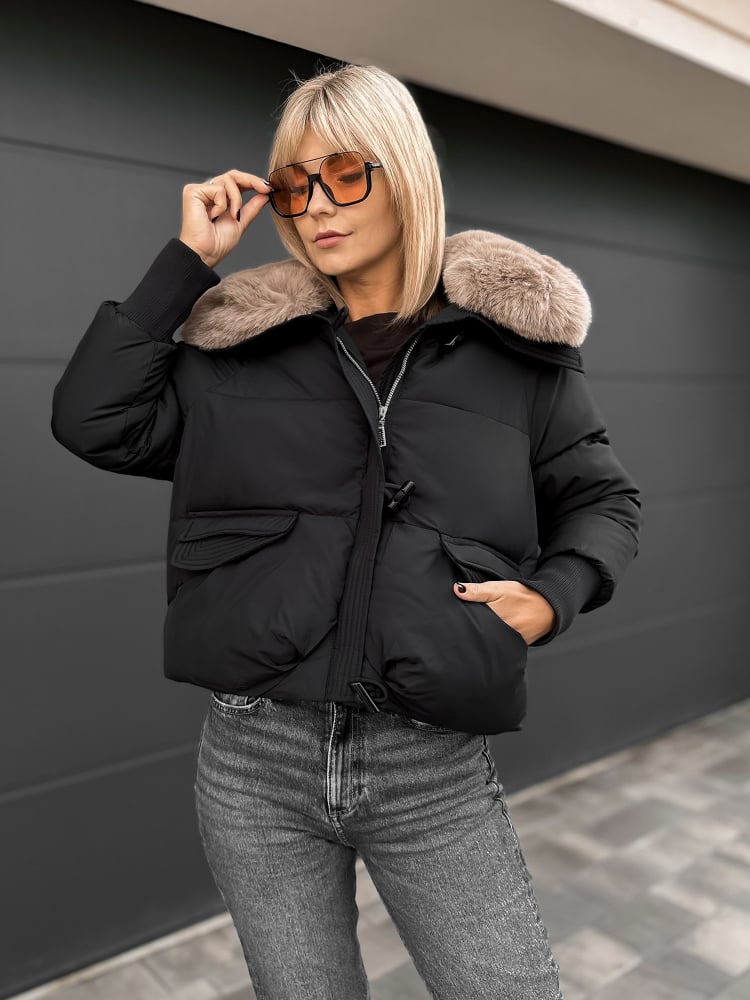 KURTKA AURORA CZARNA