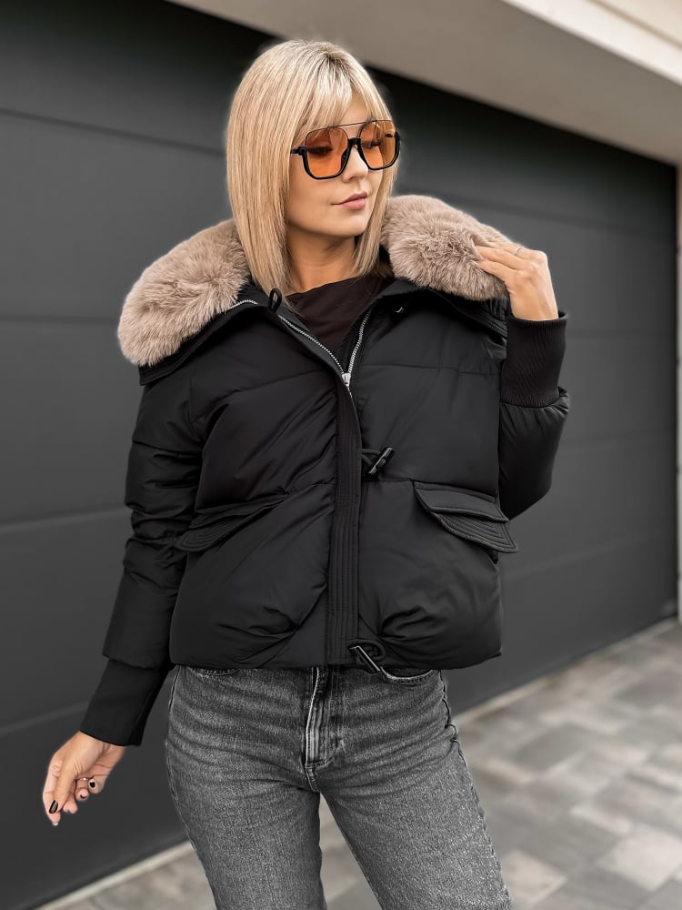 KURTKA AURORA CZARNA