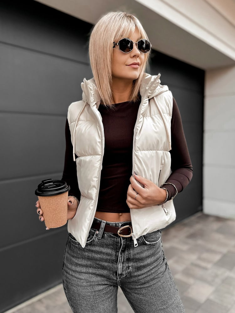 KAMIZELKA TROUVILLE BEŻOWA