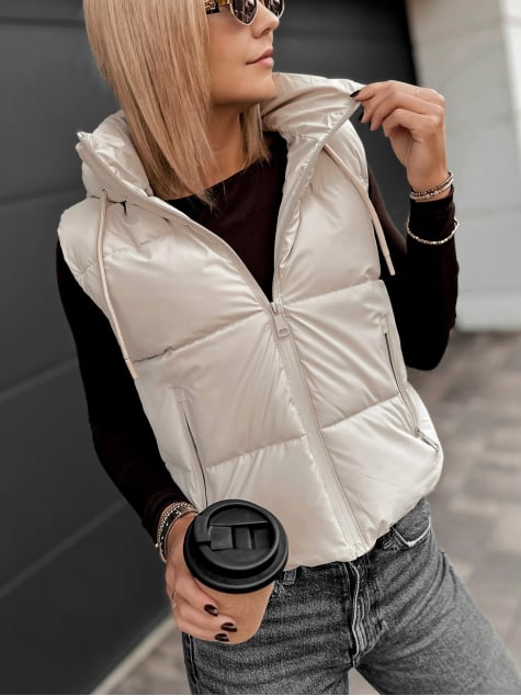 KAMIZELKA TROUVILLE BEŻOWA