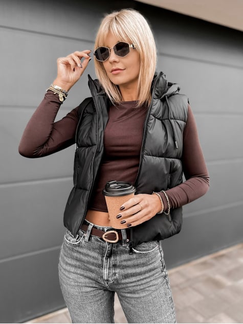 KAMIZELKA TROUVILLE CZARNA