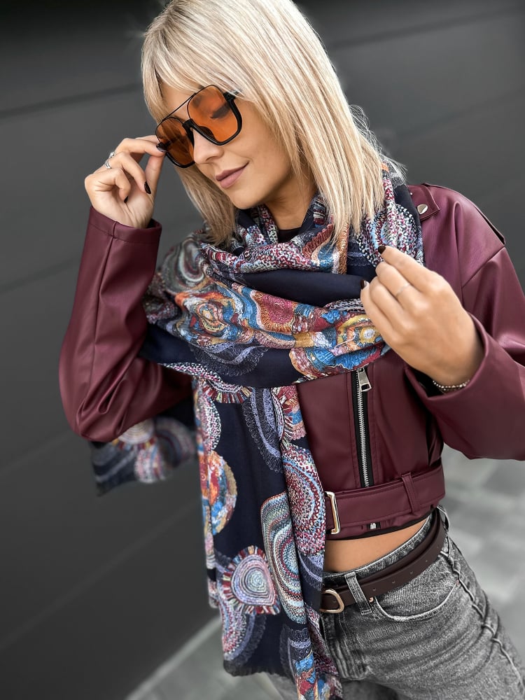 SZAL CALYPSO GRANATOWY