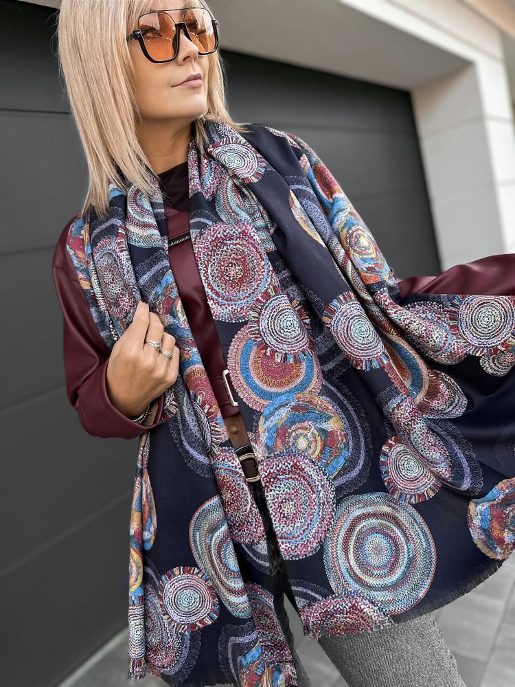 SZAL CALYPSO GRANATOWY