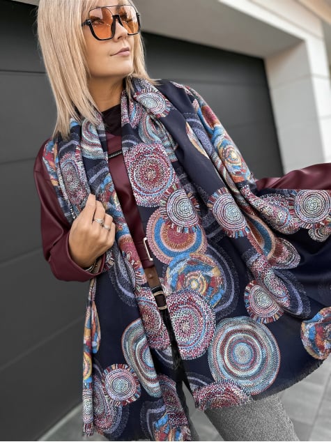 SZAL CALYPSO GRANATOWY