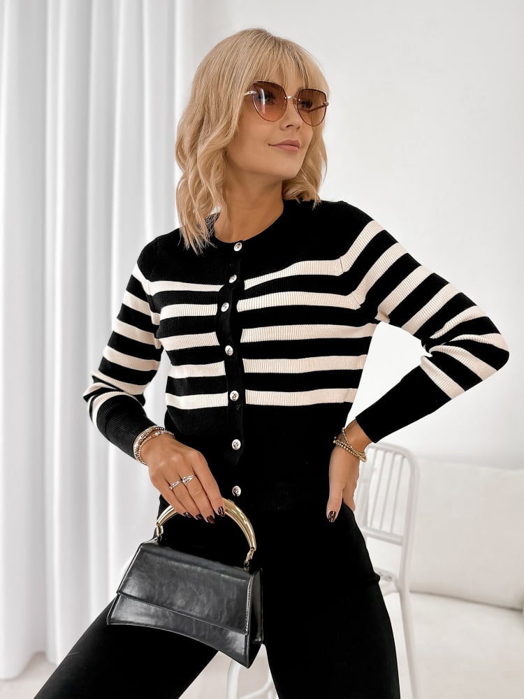 SWETER MARTINIQUE CZARNY