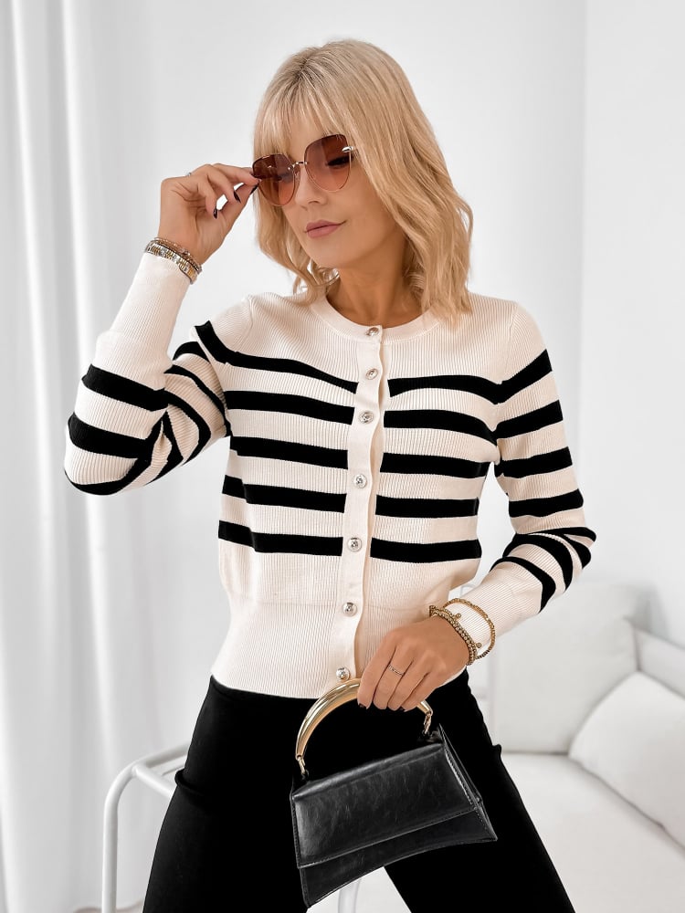 SWETER MARTINIQUE BEŻOWY