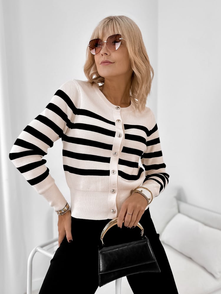 SWETER MARTINIQUE BEŻOWY