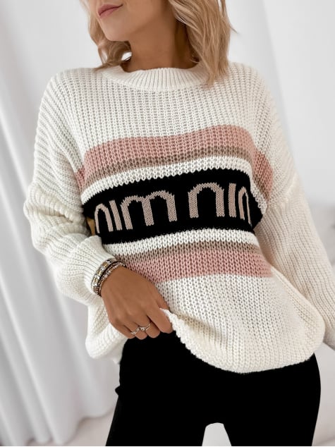 SWETER LAWRENCE ECRU