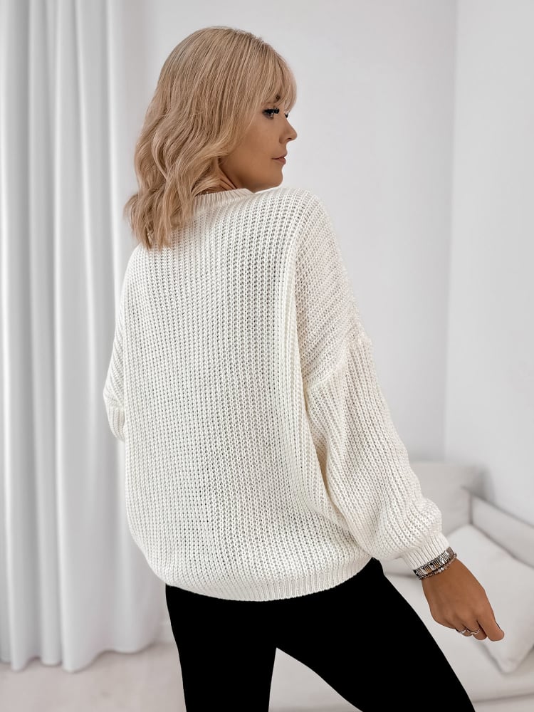 SWETER LAWRENCE ECRU