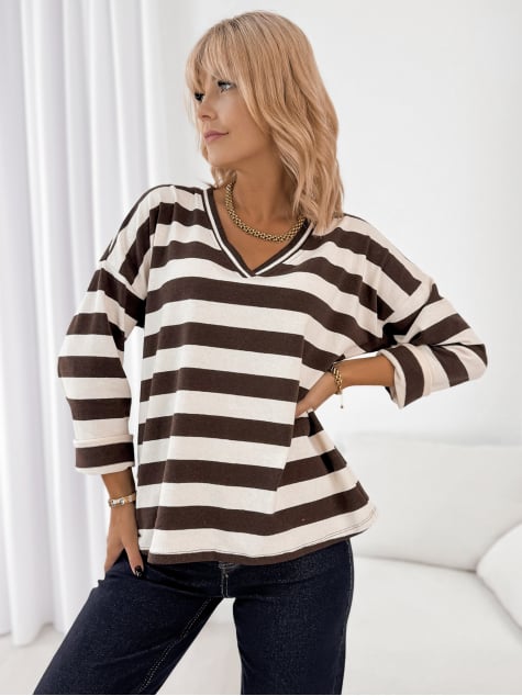 BLUZKA SOLVEIG BRĄZOWA