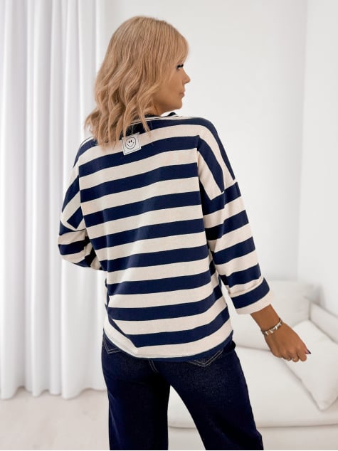 BLUZKA SOLVEIG GRANATOWA