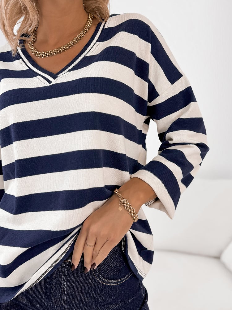 BLUZKA SOLVEIG GRANATOWA