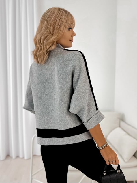 SWETER DALORIA SZARY