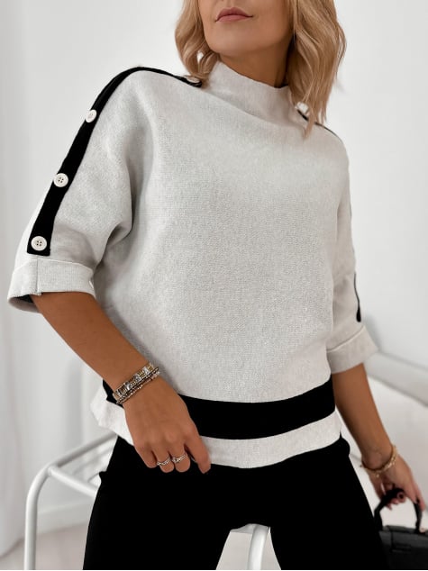 SWETER DALORIA JASNOSZARY