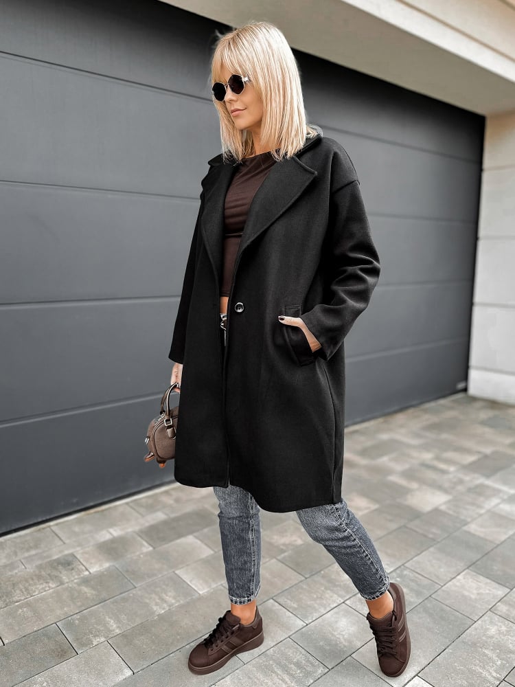 PŁASZCZ RANDALL CZARNY