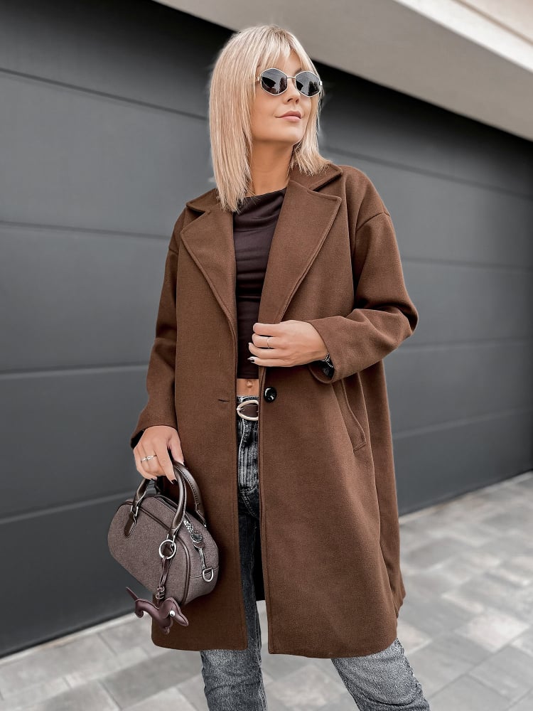 PŁASZCZ RANDALL BRĄZOWY