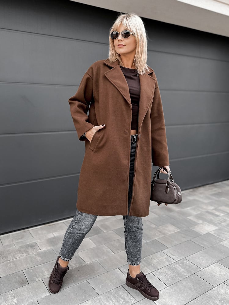 PŁASZCZ RANDALL BRĄZOWY