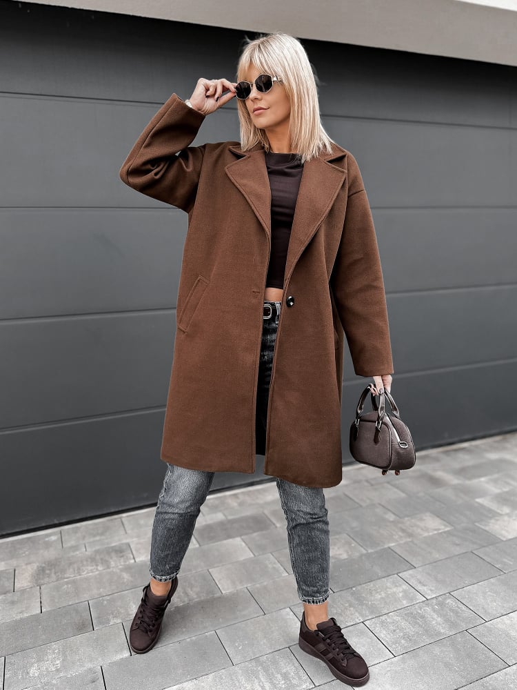 PŁASZCZ RANDALL BRĄZOWY