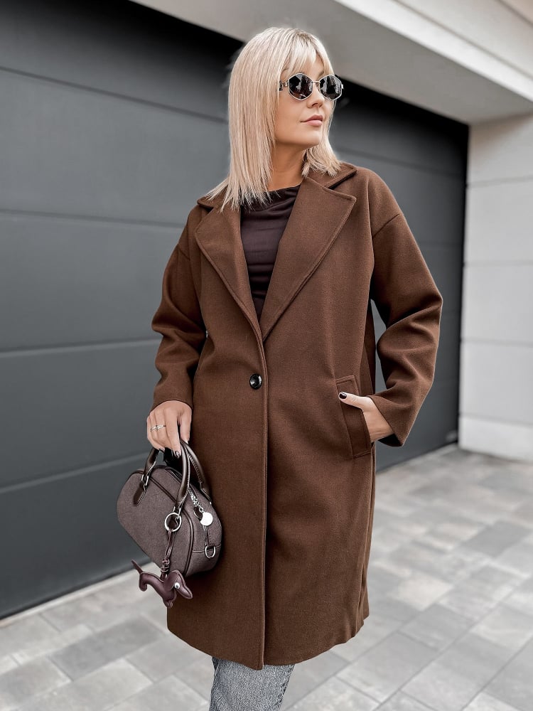 PŁASZCZ RANDALL BRĄZOWY