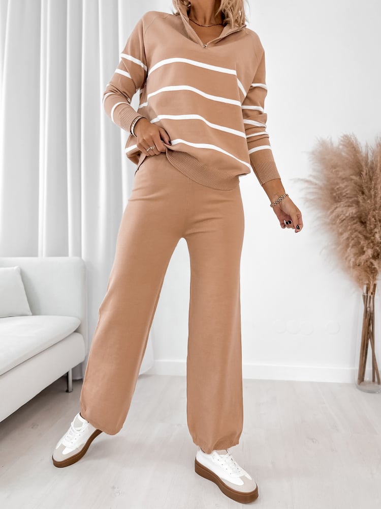 KOMPLET DECLAN KARMELOWY