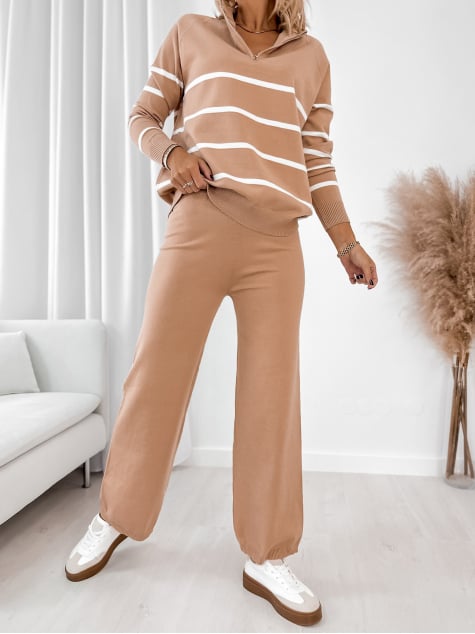 KOMPLET DECLAN KARMELOWY