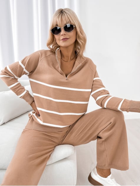 KOMPLET DECLAN KARMELOWY