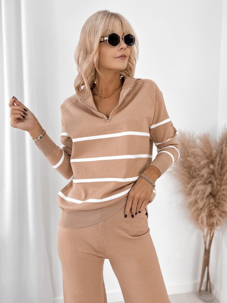 KOMPLET DECLAN KARMELOWY