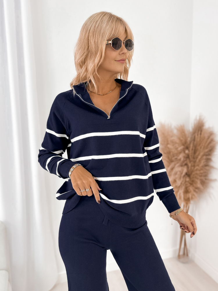 KOMPLET DECLAN GRANATOWY