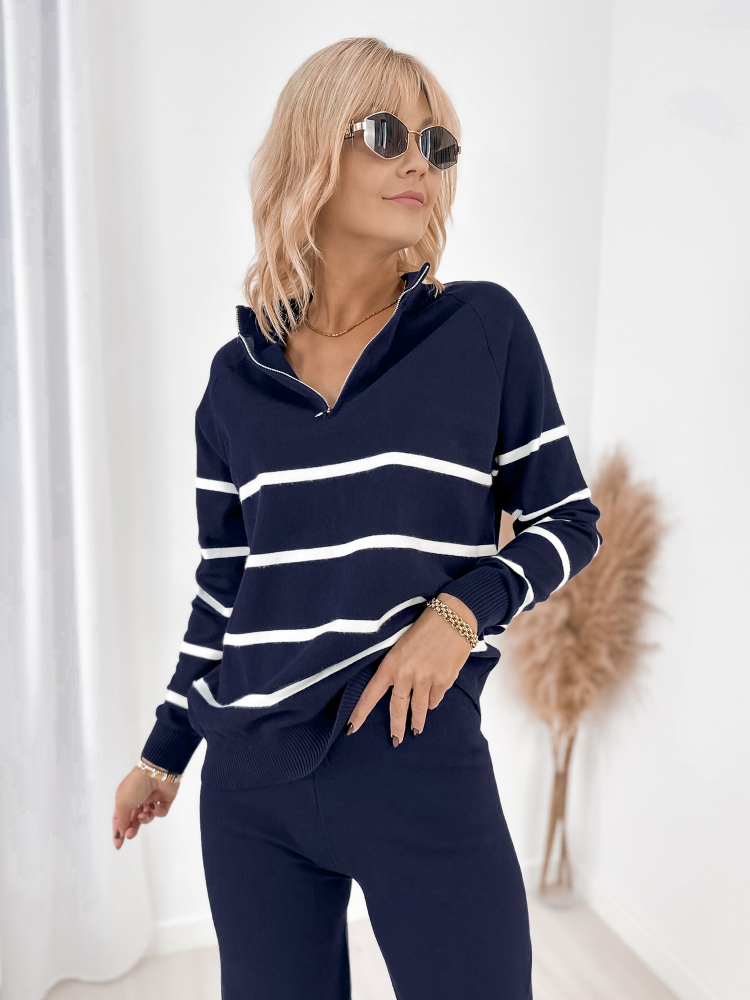 KOMPLET DECLAN GRANATOWY