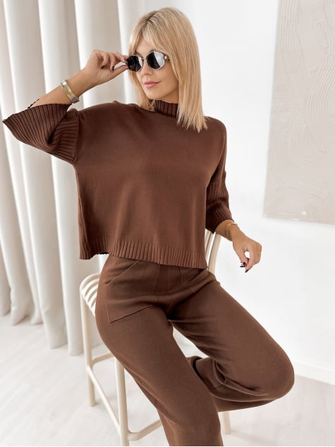 KOMPLET KERNAN BRĄZOWY