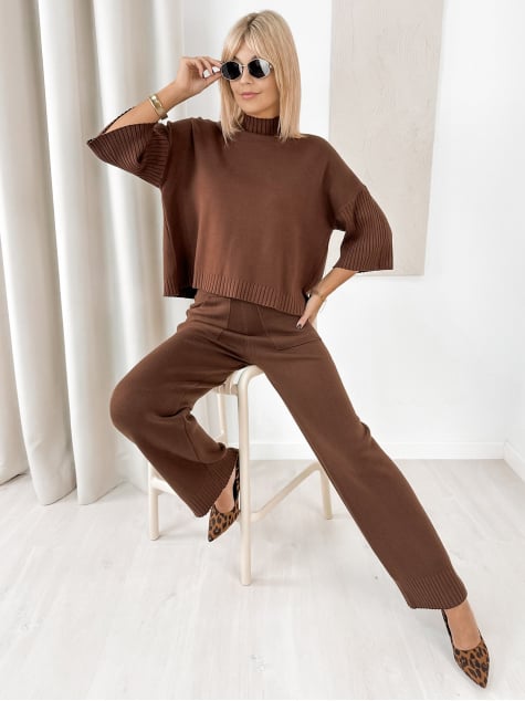 KOMPLET KERNAN BRĄZOWY