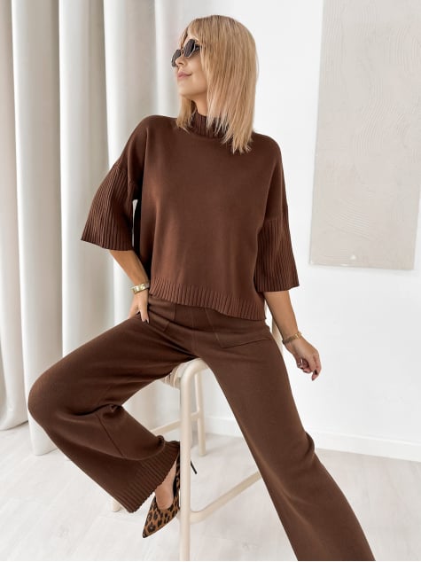 KOMPLET KERNAN BRĄZOWY