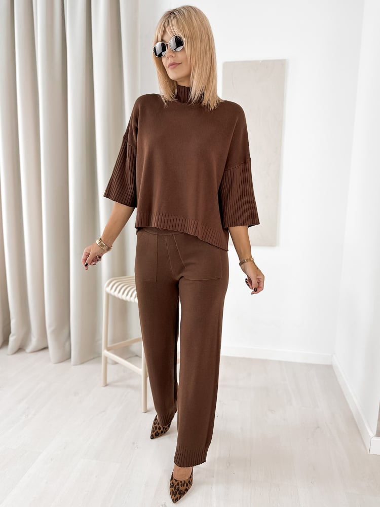 KOMPLET KERNAN BRĄZOWY