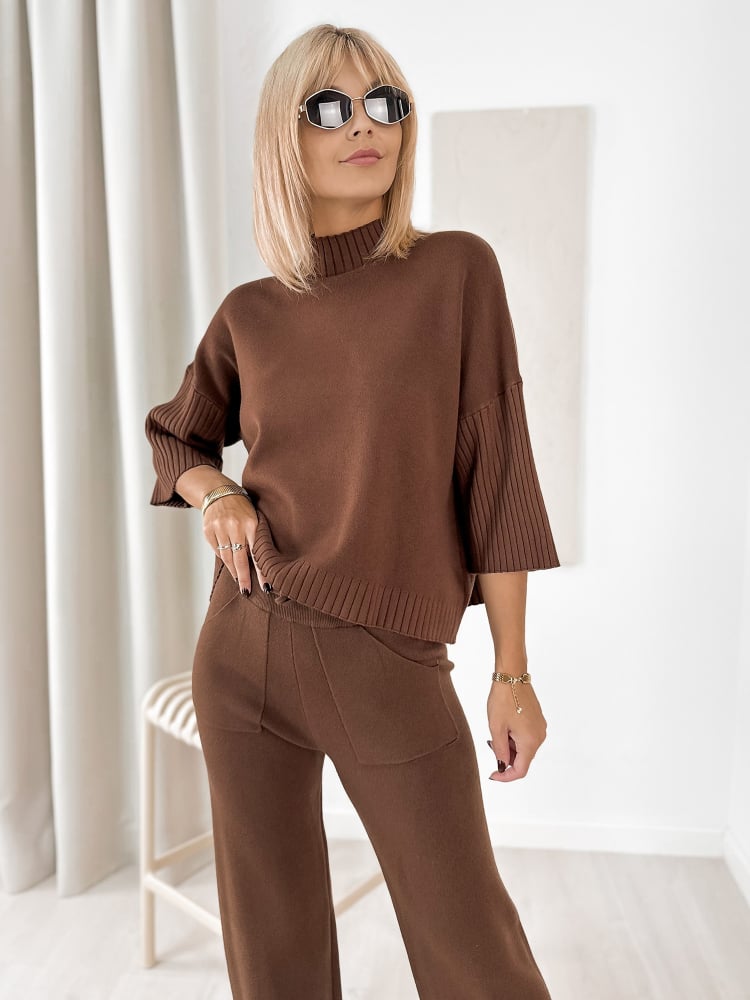 KOMPLET KERNAN BRĄZOWY