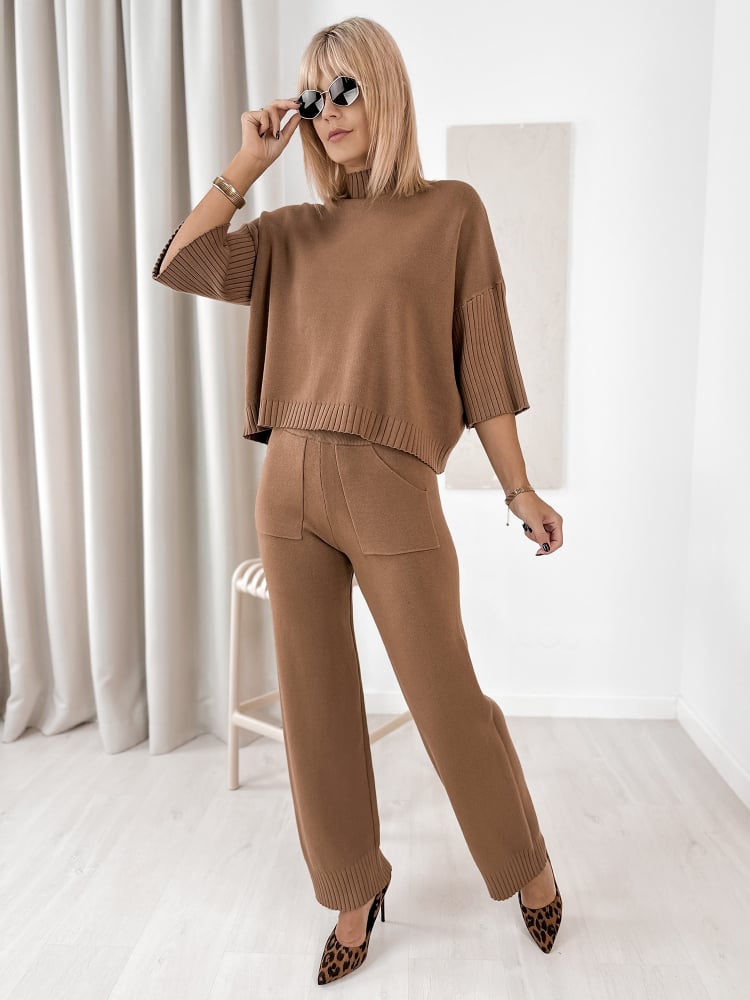 KOMPLET KERNAN KARMELOWY