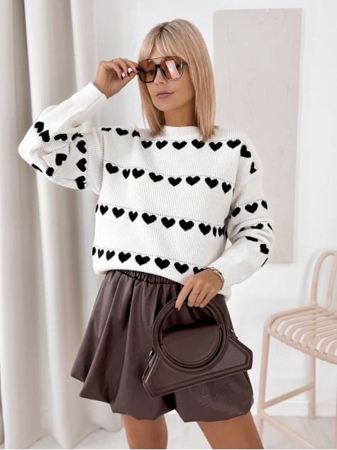 SWETER ELEONOR BIAŁY