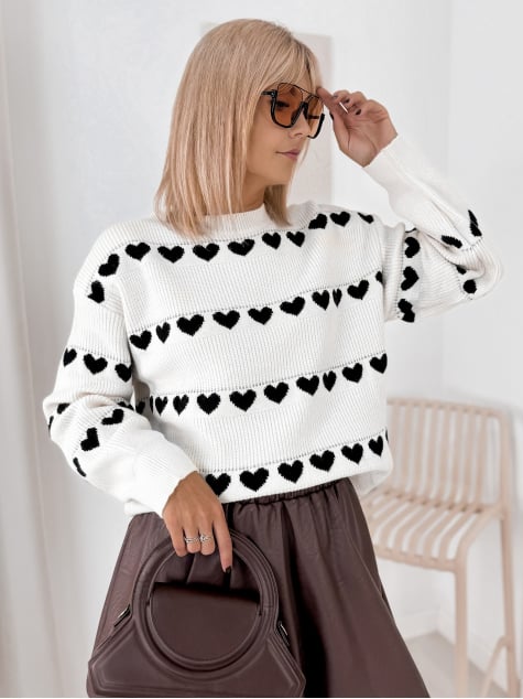 SWETER ELEONOR BIAŁY