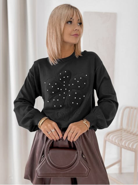 SWETER MARCO CZARNY