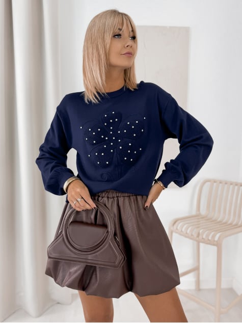 SWETER MARCO GRANATOWY