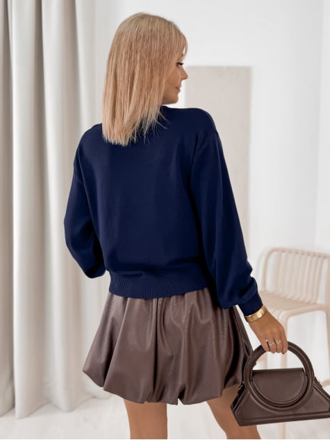 SWETER MARCO GRANATOWY