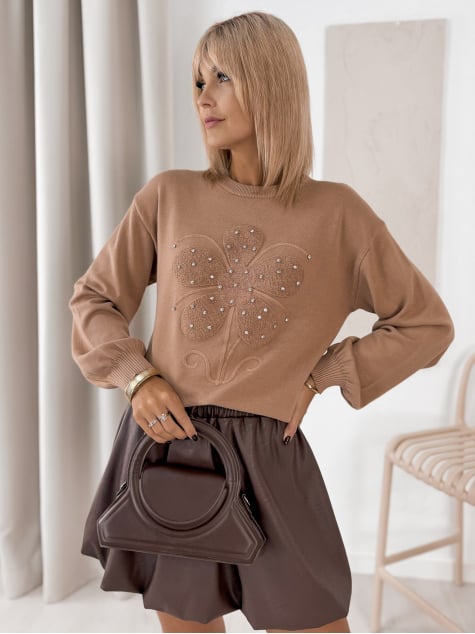 SWETER MARCO KARMELOWY