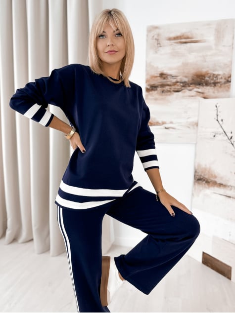 KOMPLET CORRADO GRANATOWY