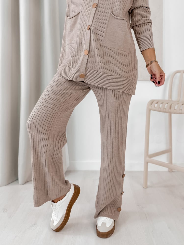 KOMPLET SALVATORE CIEMNOBEŻOWY