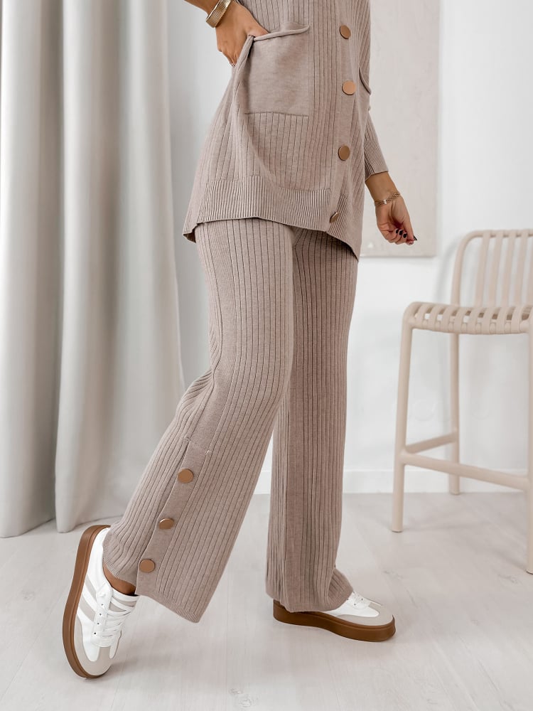 KOMPLET SALVATORE CIEMNOBEŻOWY