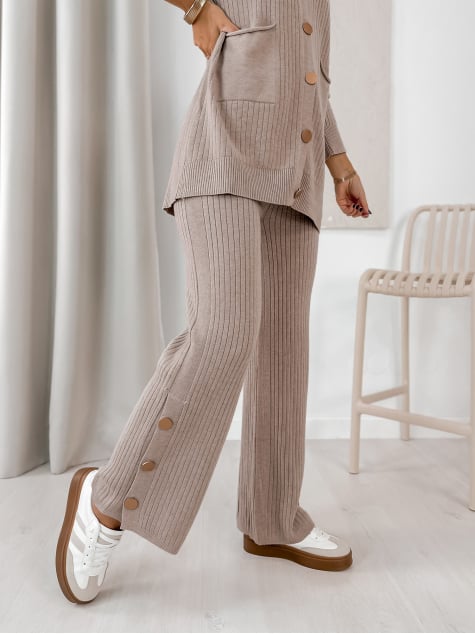 KOMPLET SALVATORE CIEMNOBEŻOWY