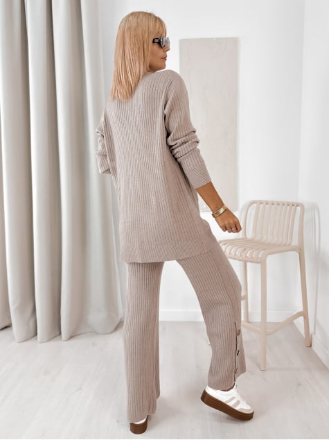 KOMPLET SALVATORE CIEMNOBEŻOWY